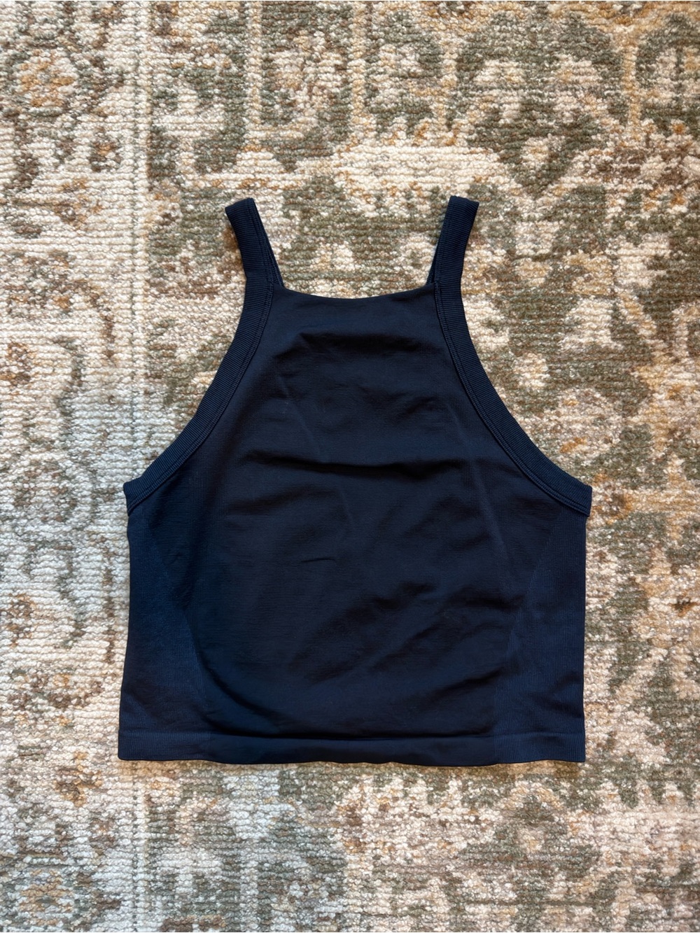 Lululemon Seamless Training Strappy Racerback Tank in Navy - EUC